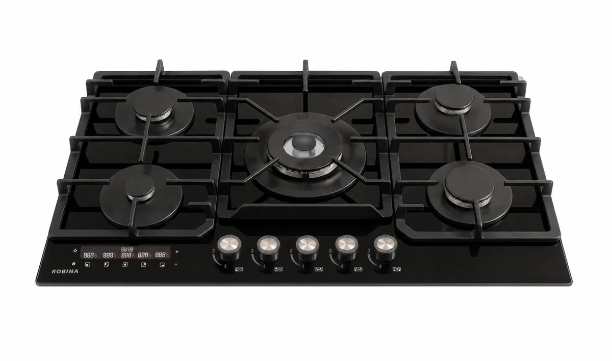 اجاق گاز شیشه‌ای روبینا G940D